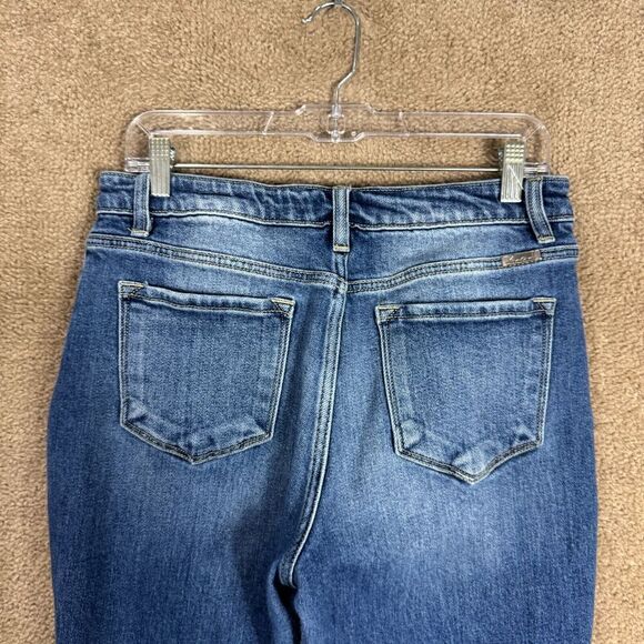KanCan Renton Jeans Women Size 11/29 Blue High Rise Slim Straight Fit Distressed - Picture 10 of 15